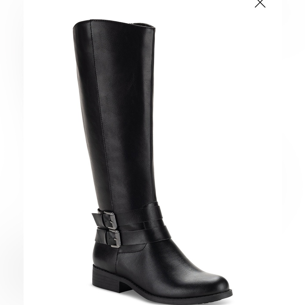Style & Co. Black Over the Knee Boots